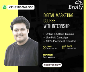 Digital Brolly - Digital Marketing Course with internship